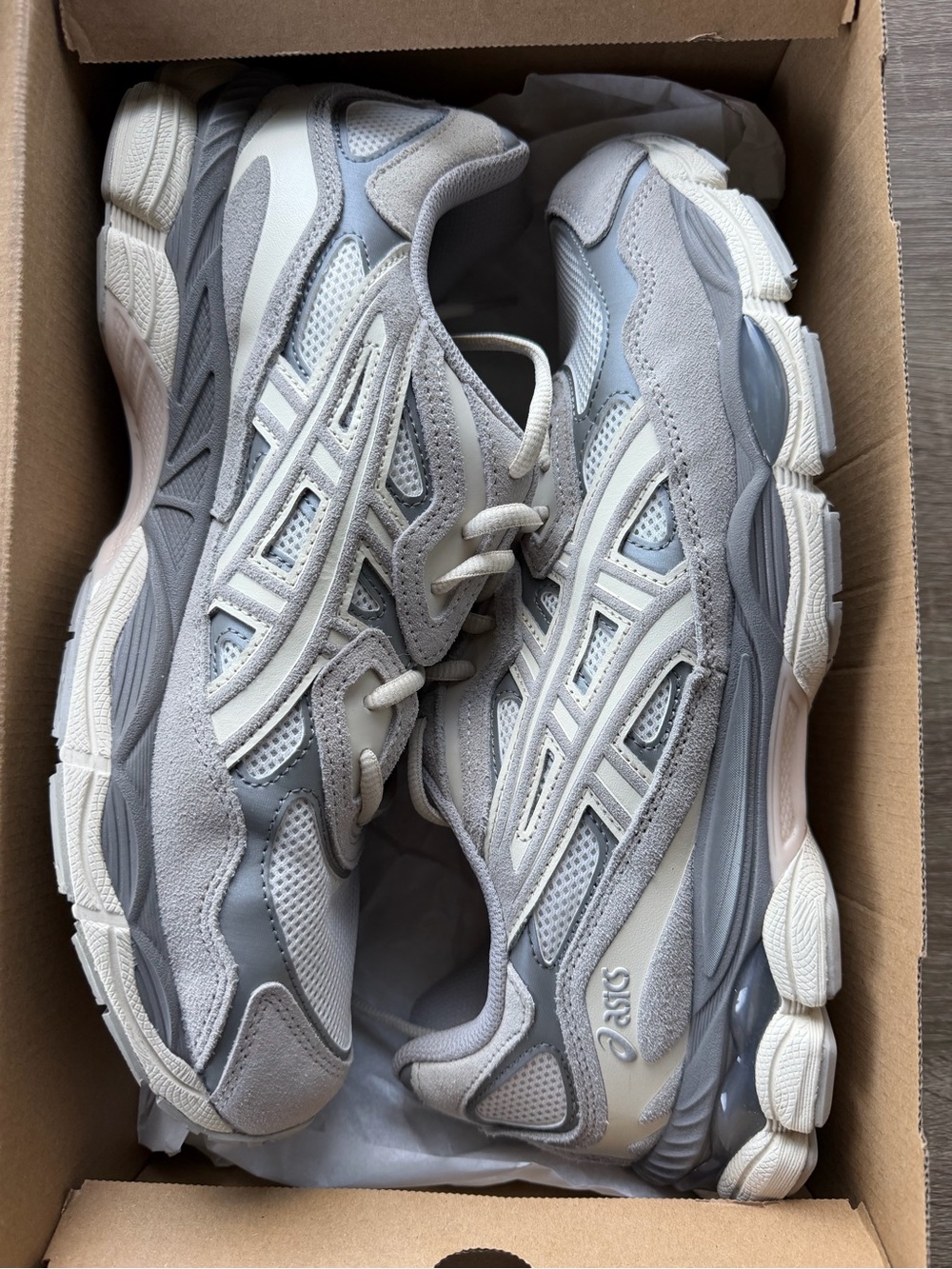 GEL-NYC Shoe Box — Cream / Oyster Grey